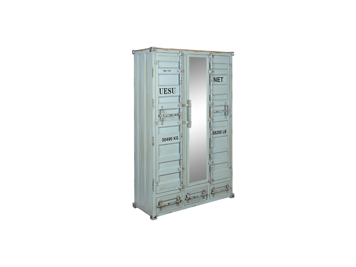 Armário HOME ESPRIT Turquesa Azul Celeste 112x46x174 cm