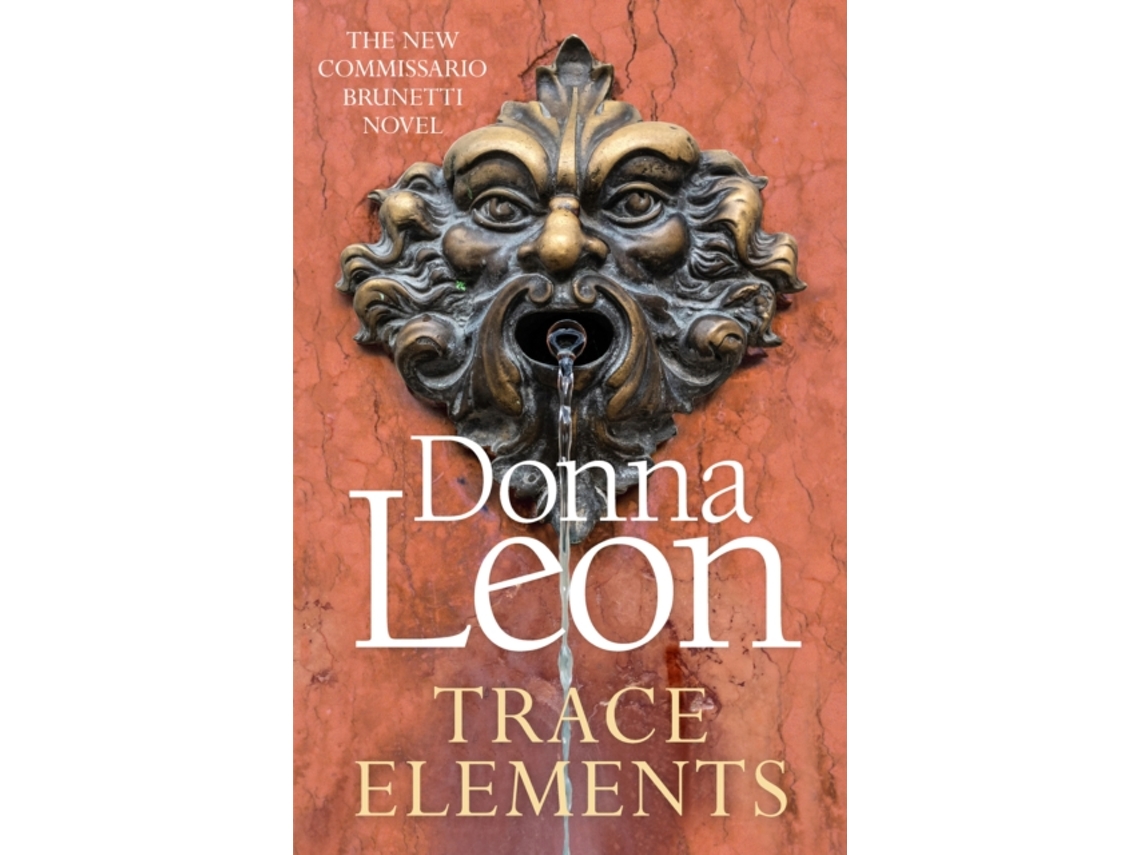 Livro Trace Elements de Donna Leon (Inglês)