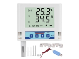 Sensor Wifi Sem Fio De Temperatura E Umidade Com Registrador De Transmissão