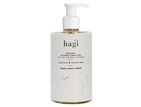 Organic Intimate Cleansing Gel With Linen Cotton Extracts, 300ml Hagi