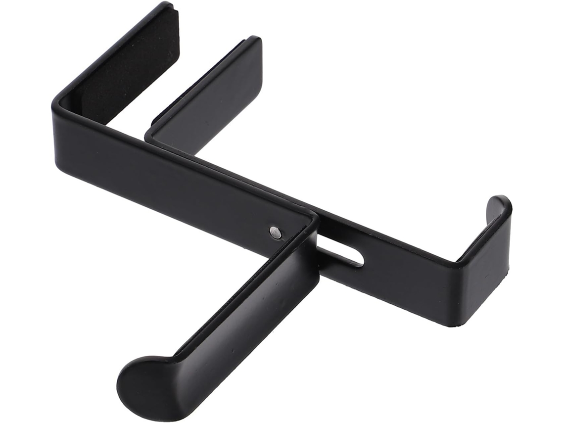 Villcase Crochet De Fixation En Métal Noir Support De Bureau Ajustable Pour Casque Audio Sans Perçage