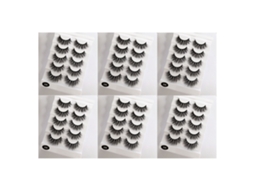 30 Pares De Cejas Falsas Suaves 3d (6 Estilos) Set