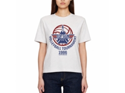 Rockinstone Top Gun Volleyball Tournament White T-shirt Size:xl