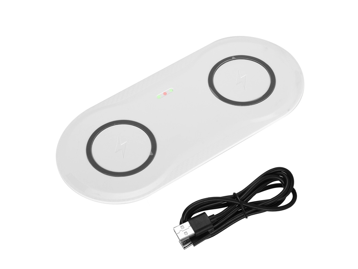 Carregador Sem Fio EOOCOO (duplo, Rápido 10W)