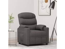 Recliner Chair, Recliner Chairs Vidaxl Cinzeto Tecido