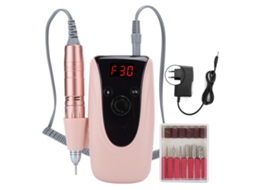 Taladro De Uñas Eléctrico Portátil Profesional Máquina De Manicura Pedicura Con Enchufe Eu Recargable