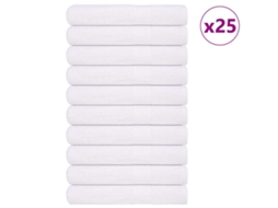 Vidaxl Toalhas De Sauna Frogn 25 Pcs 80x200 Cm 360 G/m² Branco