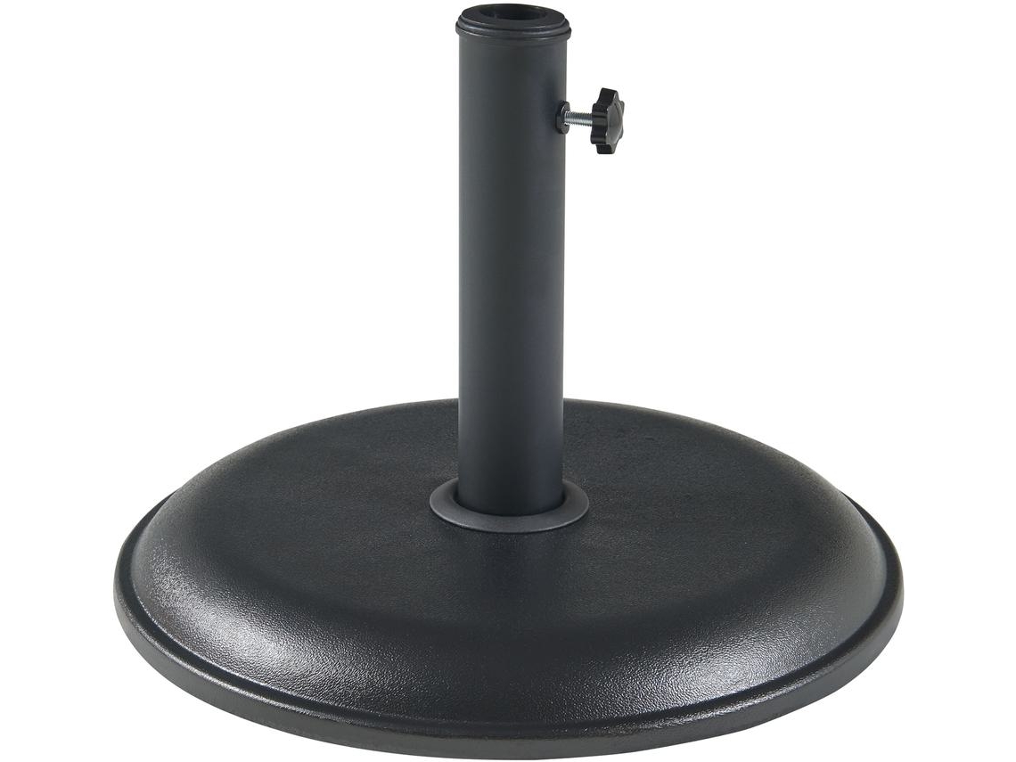 Suporte para Guarda-Chuva Bionaz Redondo em Betão 45X5Cm Preto CASA.PRO.