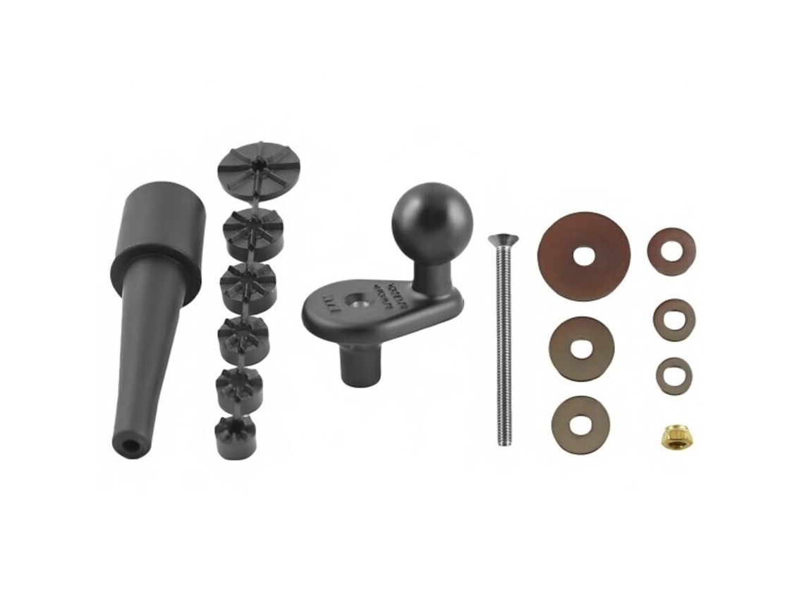 Suporte de Smartphone para base de motocicleta com bola de montagem da haste do garfo RAM Mounts