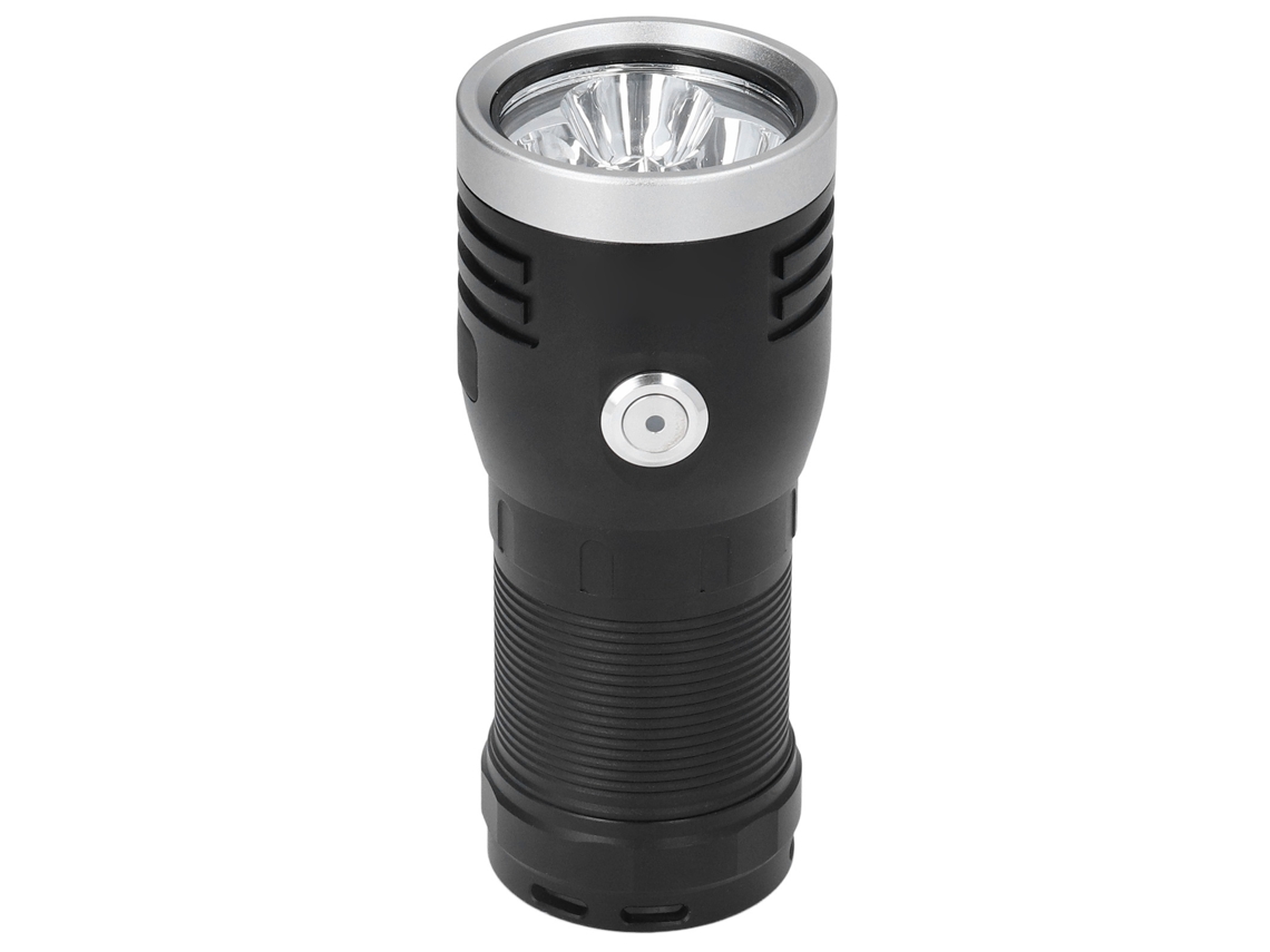 Lanterna Led P50 10000lm Recarregável IpX65 Longa Distância Aventuras | S/MARCA