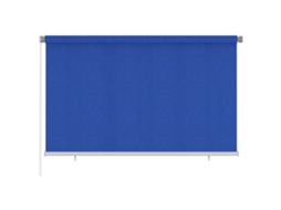 vidaXL Estore de rolo para exterior PEAD 240x140 cm azul