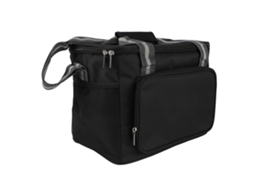 Bolsa Térmica de Almoço Oxford Cloth Grande Capacidade Isolada para Mulheres Homens Preta