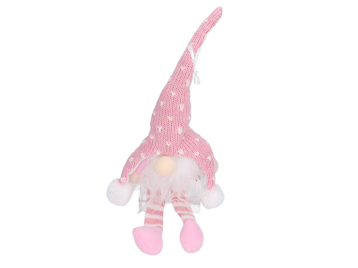 Gnome de Natal Led rosa para Decoração de Árvore e Festa LAXISCREED