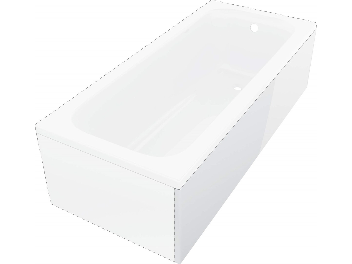 Prizma Bathtub Panel 170 Cm Long Side Deante