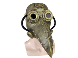 Máscara Steampunk Laxiscreed Doutor Da Peste Com Bico Para Cosplay E Eventos