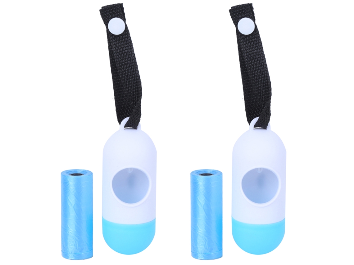Mali 30pcs Sacolas de Lixo Descartáveis para Fraldas de Bebê com Corda Azul Resistente