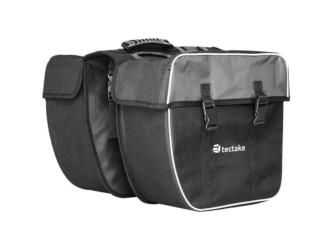 Saco De Bicicleta Porte Bagages 35l Pvc Impermeável Fecho De Fivela Unissex