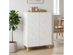 Vidaxl Buffet Branco 66 X 34,5 X 90 Cm Derivados De Madeira