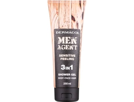 Champô DERMACOL Men Agent Sensitive Feeling Shower Gel 3 In 1 (250ml)