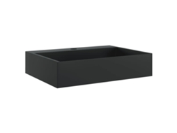Wash Basin, Wash Basins Vidaxl Preto Mármore (50 X 38 X 11 Cm)