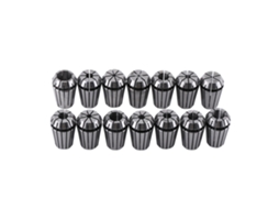 Laxiscreed Conjunto De 14 Colares Er20 Para Fresadoras Cnc, Engraving E Torno Ferramentas