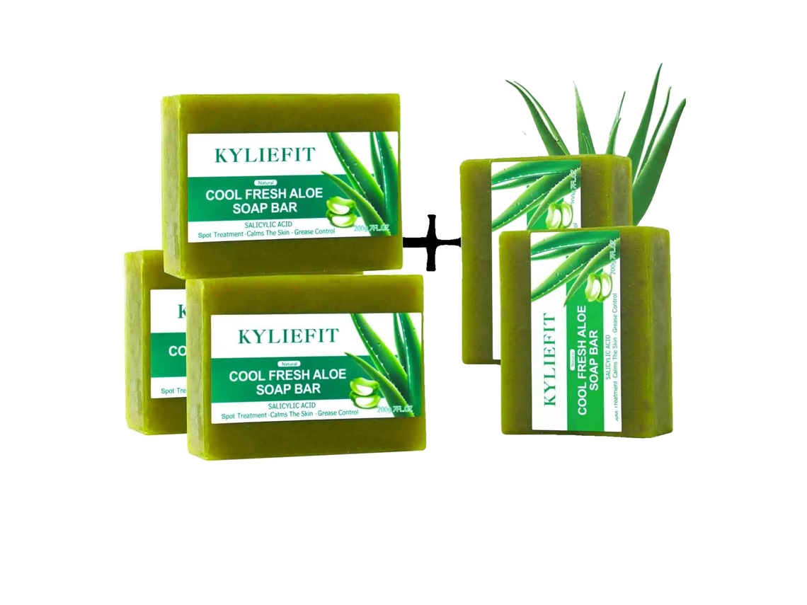Barra De Aloe Para Clareamento, Limpeza, Hidratação, Compre 3 Leve 2 Grátis Oem