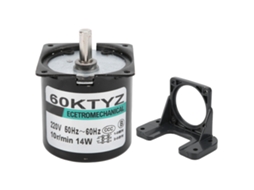 Yuru motor Micro Ac Síncrono com Engrenagem de Metal Redução de Velocidade 10 Rpm/min 220v com Suporte