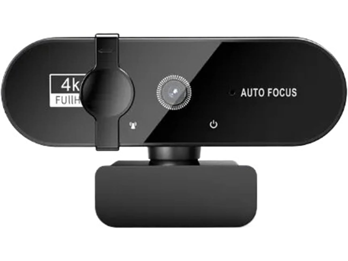 Mini Webcam 4k 1080p 2k Full Hd com Microfone 30 Ips Usb para Gravação SFUSHOS