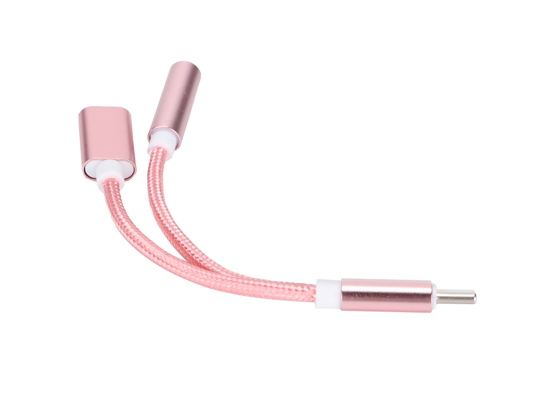 Adaptador de Áudio Móvel Type c para 3.5mm LAXISCREED