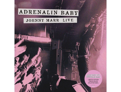 Johnny Marr Adrenalin Baby 2Lp Vinil Rosa Salpicado de Preto Capa Dupla