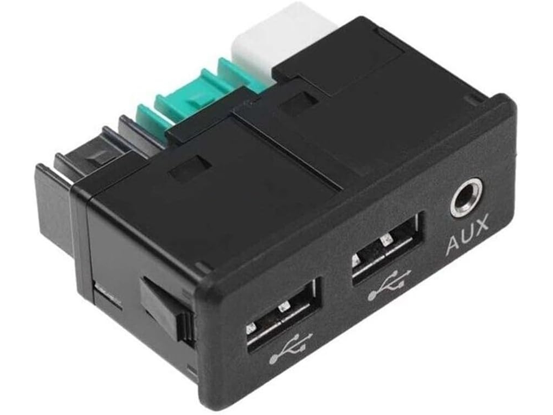 Hub Multimídia Com Duas Portas Usb Para Maxima 216-18, Material Abs, Cor Preta, Compatível Com