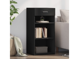 Vidaxl Aparador 45x42,5x93 Cm Derivados De Madeira Preto