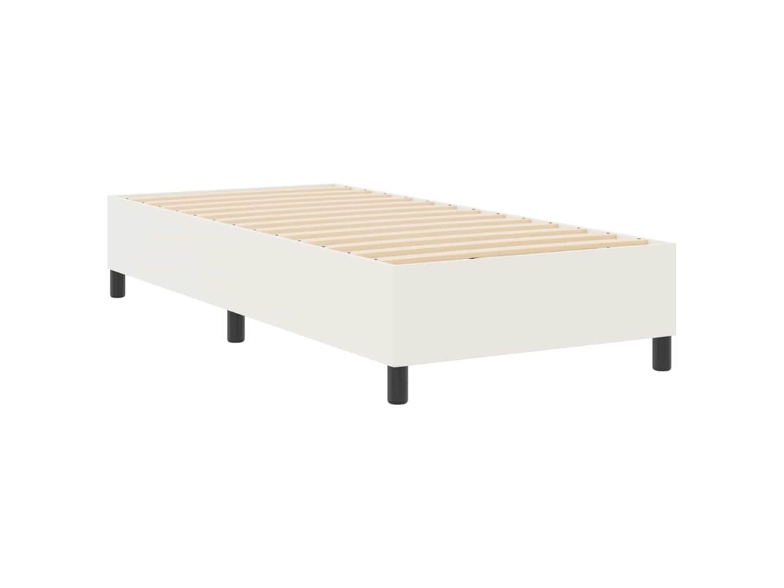Conjunto 1 Cama De Plataforma Vidaxl Creme Cordão (90 X 200 Cm)