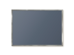 Magnetic Board Chestnut Brown For The Living Room Espelharte (70x50 Cm)