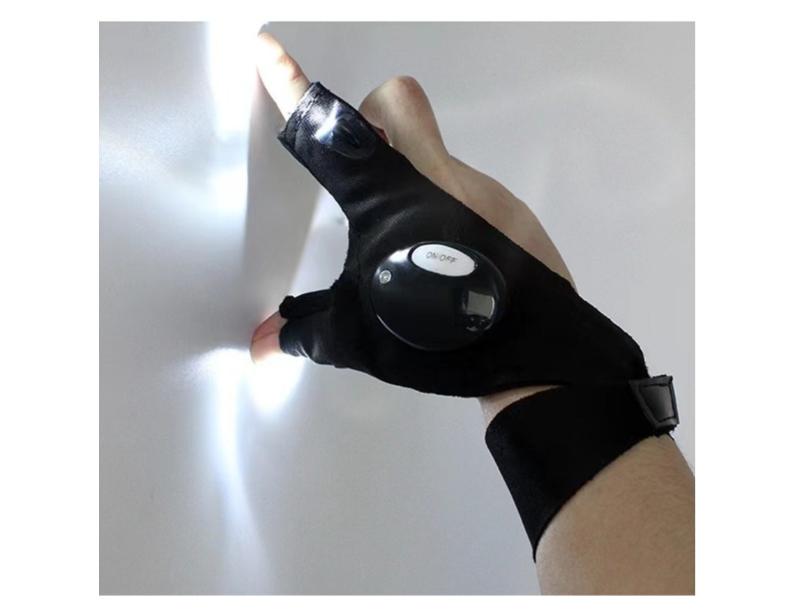 Luz de Dedo Recarregável Led para Luvas Homem, Ideal Reparos de Emergência, Pesca Noturna e Outras Atividades Configuração Gamer STELASPLEN