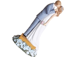 De Casal Em Resina Maciça, Estatueta De Amor À Prova Dágua E Resistente À Ferrugem, Ornamento Compacto Para Decoração Gokoco
