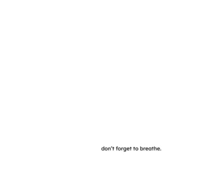 Livro dont forget to breathe. de Ceyanna Dent (Inglês)