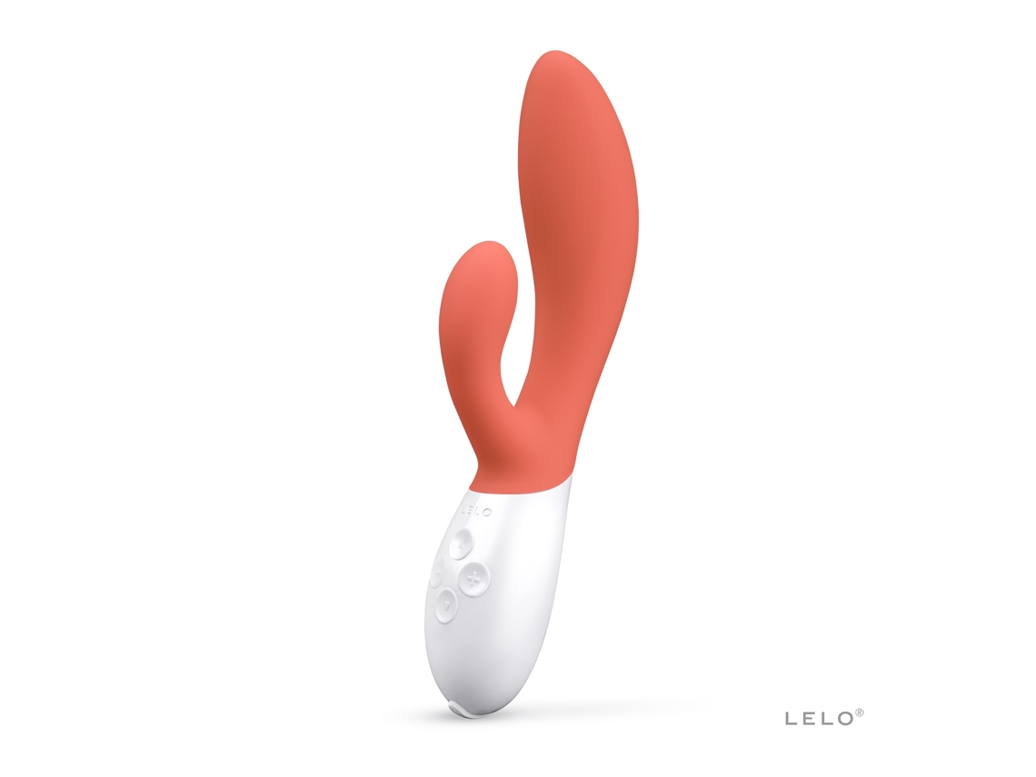 Vibrador 'Rabbit' LELO Ina 3 Coral para Mulheres (10 Modos de Vibração - À Prova de Água)