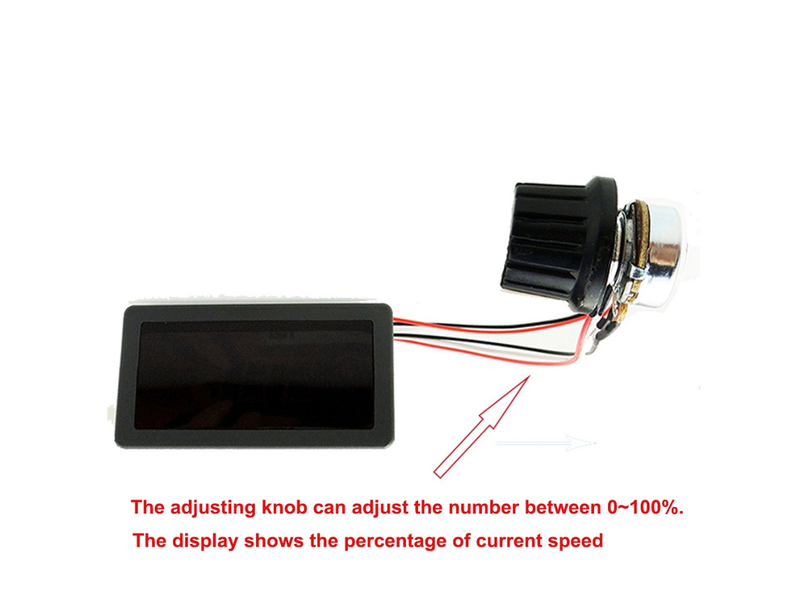 Controlador De Velocidade Digital Dc 24v Pwm