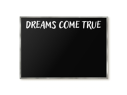 Magnetic Glass Board Dreams Come True For The Hall Espelharte (100x70 Cm)