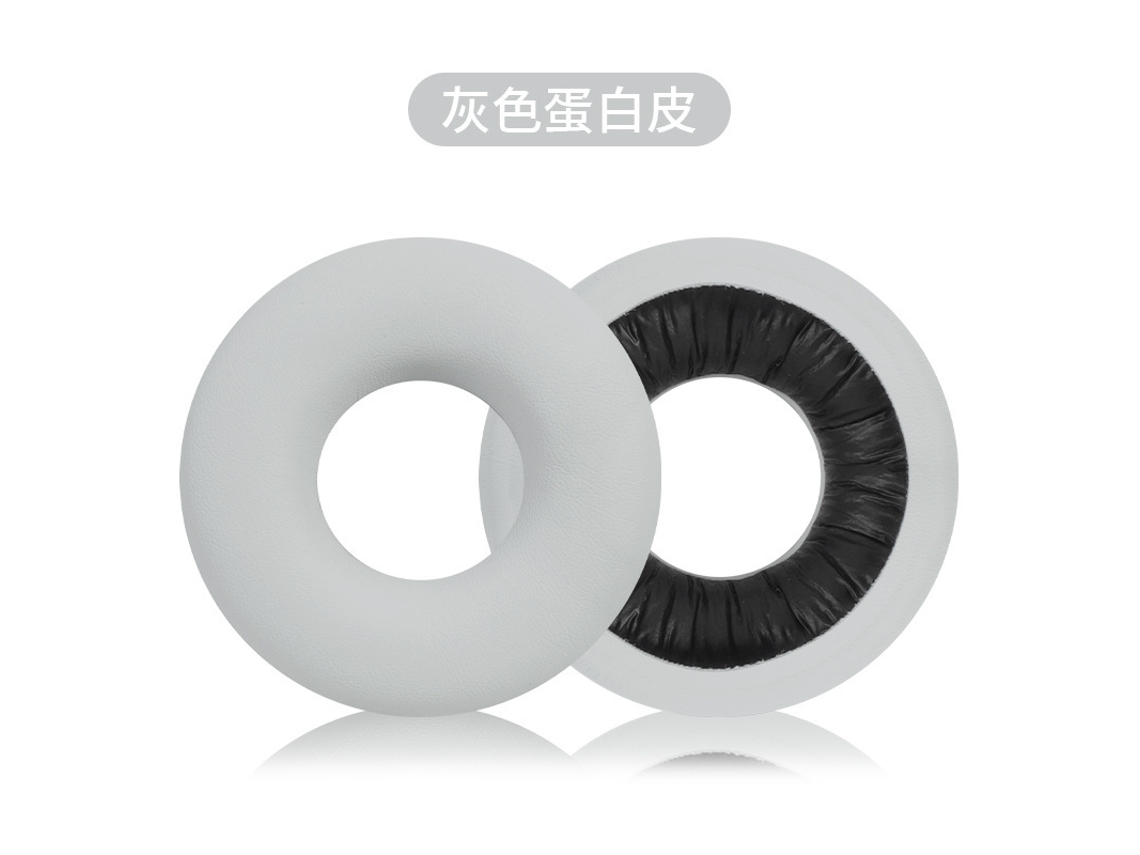 Acessórios De Substituição Para Fones De Ouvido Sony Wh Ch520 2 Ponteiras Auriculares Originais Em Couro Proteico Cinza. Yunzii