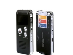 Gravador De Voz Digital Profissional De 32 Gb Mini Gravador De Voz Recarregável Com Áudio Digital Multifuncional E Reprodução Mp3preto*