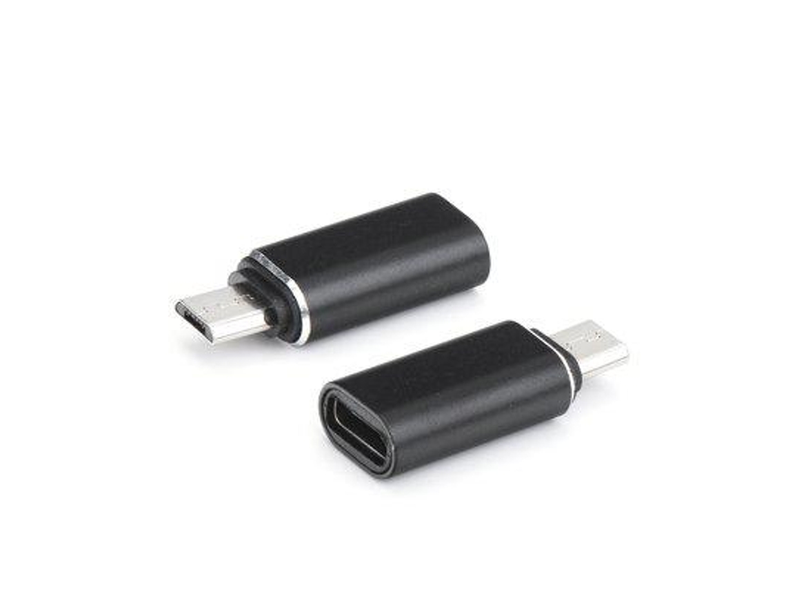 Adaptador Charger Typ C - Micro Usb Black
