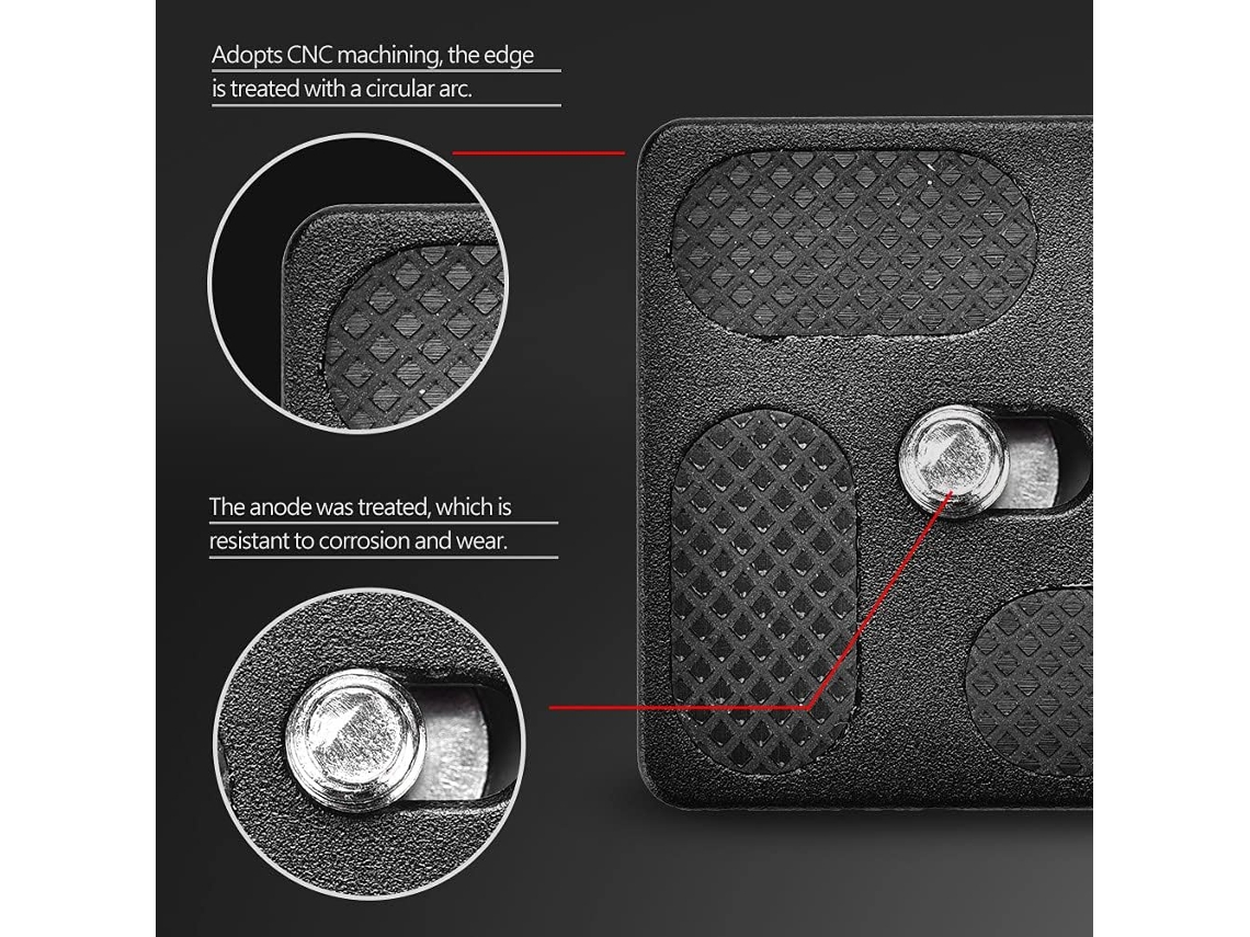 Tripé Para Câmera Cnc De 1/4 De Polegada (pu40)