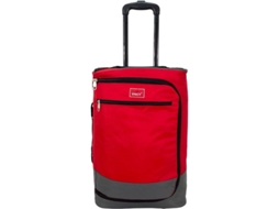 Mala De Tecido Trolley Bagagem De Mão De Cabine Viagem Avião Leve Dobrável Com Rodas Aceite Por Todas As Companhias Aéreas Vermelho COSHANO