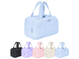 Bolsa De Toalete Para Viagem, Versão 2025 Portátil, Adequada Para Homens E Mulheres (azul) Azul