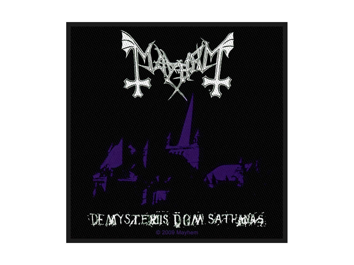 Emblema de Coser ROCK OFF Mayhem de Mysteriis Dom Sathanas