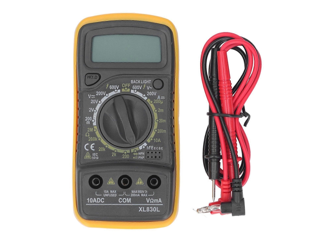 Lurelia Multímetro Digital, Xl830l, 200 V, 1000 V, 700 V, Anti-sobrecarga Para Tensão, Corrente E Resistência