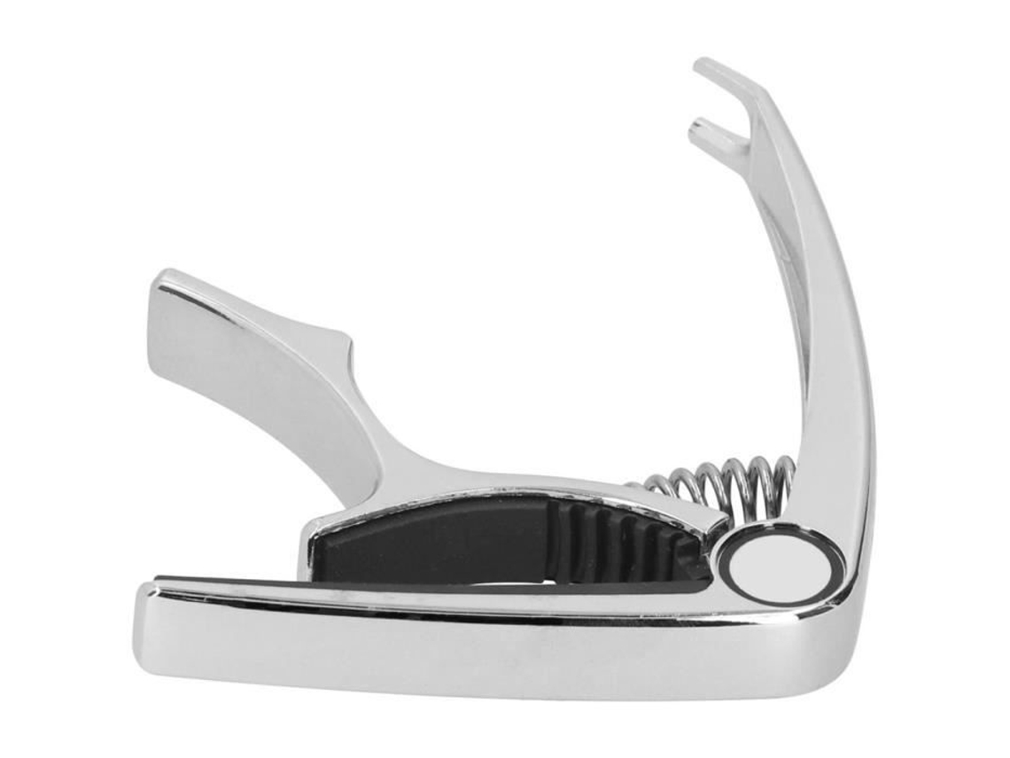 Liga de Zinco Capo Guitarra Capo 2 em 1 Material de Instrumento Musical Multifuncional de Liga de Zinco