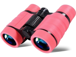 Binóculos Infantis Dobráveis, Mini Binóculos para Menina e Menino BRILVIBERA (rosa)